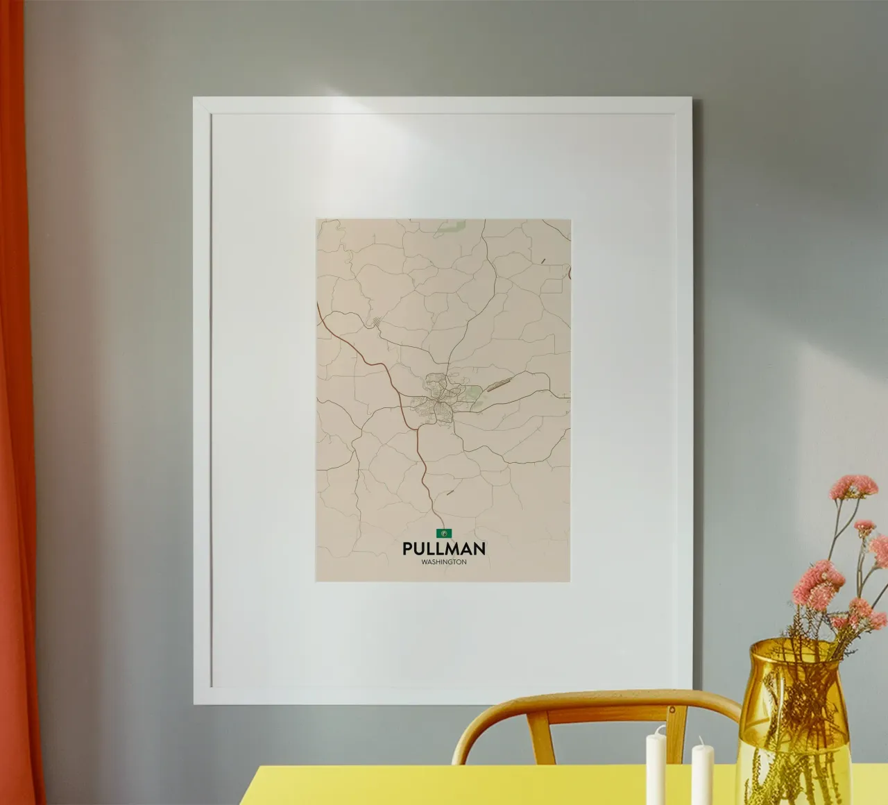 Pullman WA poster van Jacob W MICKELSON