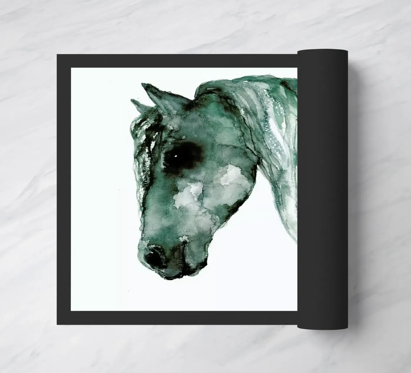 Horse doormat by Larissa van der Laan