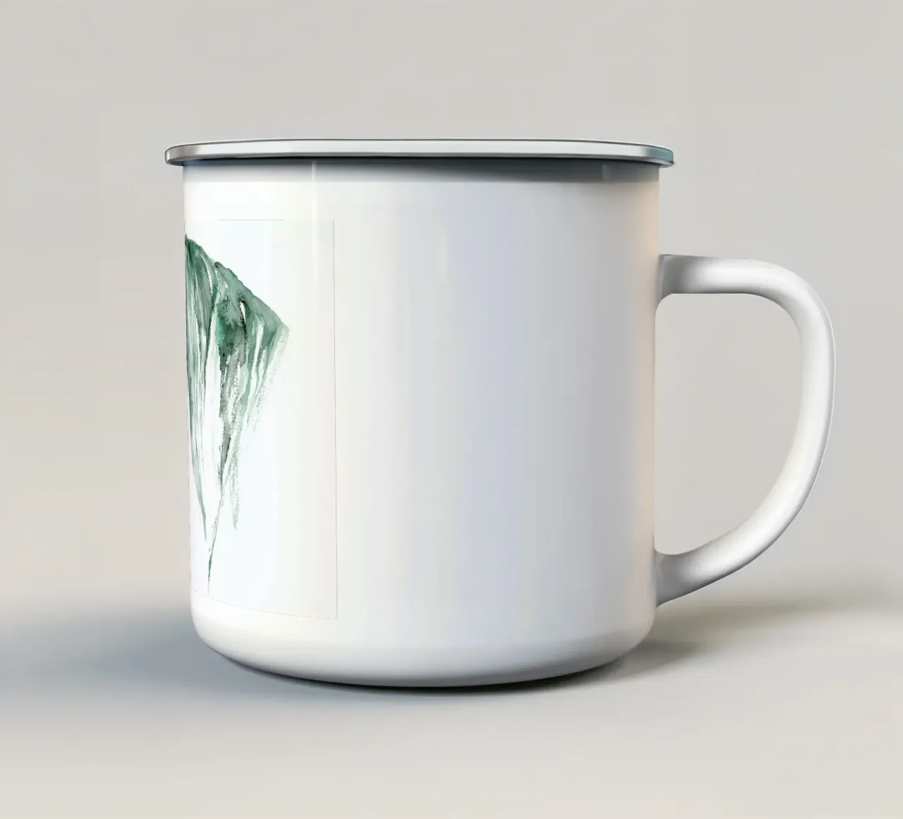 Horse tazza in smalto da Larissa van der Laan