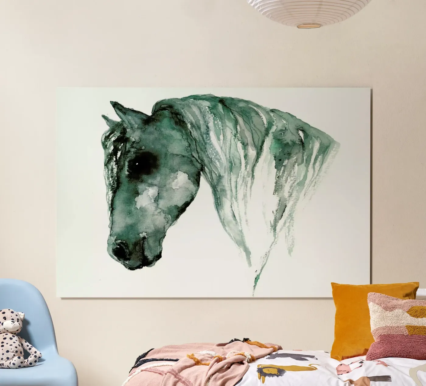 Horse poster by Larissa van der Laan