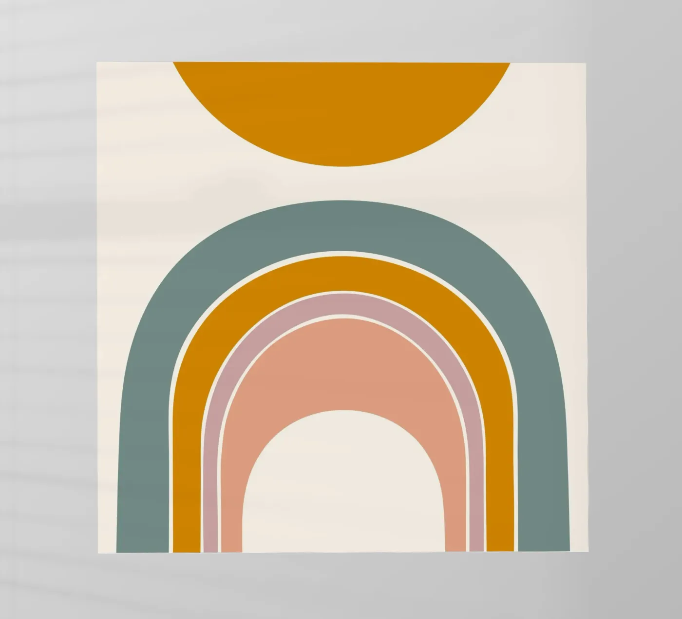 Sole e arcobaleno pellicola backlit da nicigabrieldesigns