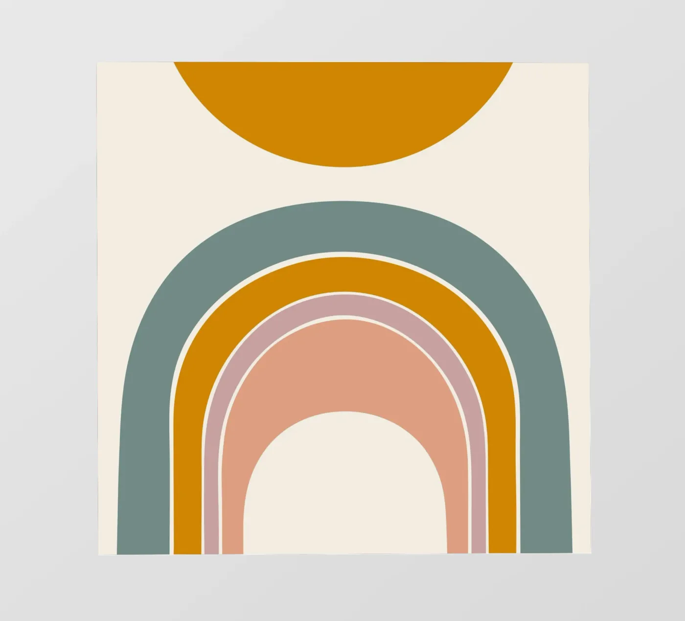 Sole e arcobaleno pellicola backlit da nicigabrieldesigns