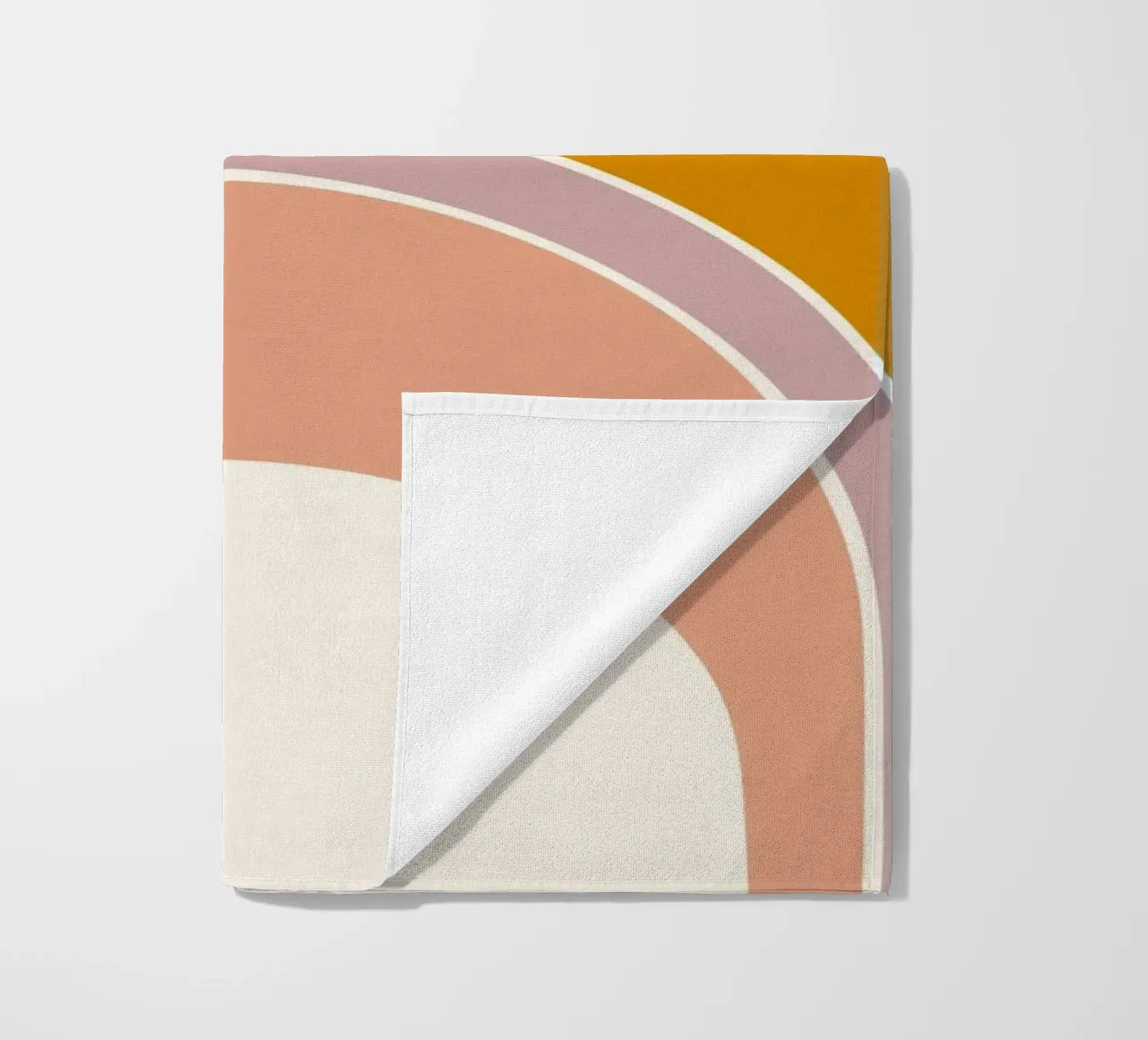 Sole e arcobaleno telo mare da nicigabrieldesigns