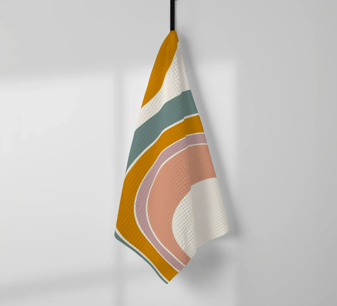 Sole e arcobaleno canovaccio da cucina da nicigabrieldesigns