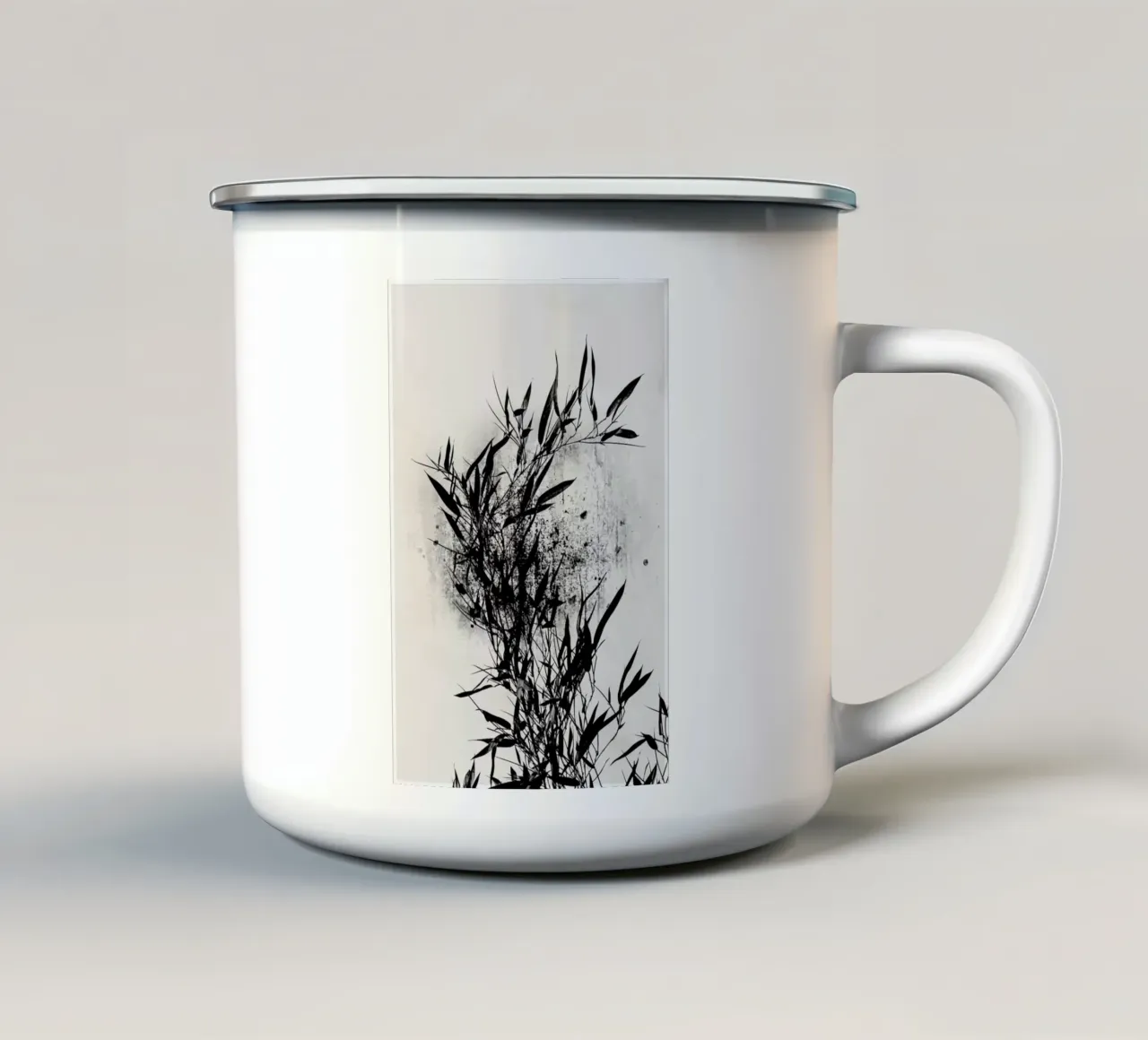 Geometrica No. 9 taza de esmalte de Kubistika