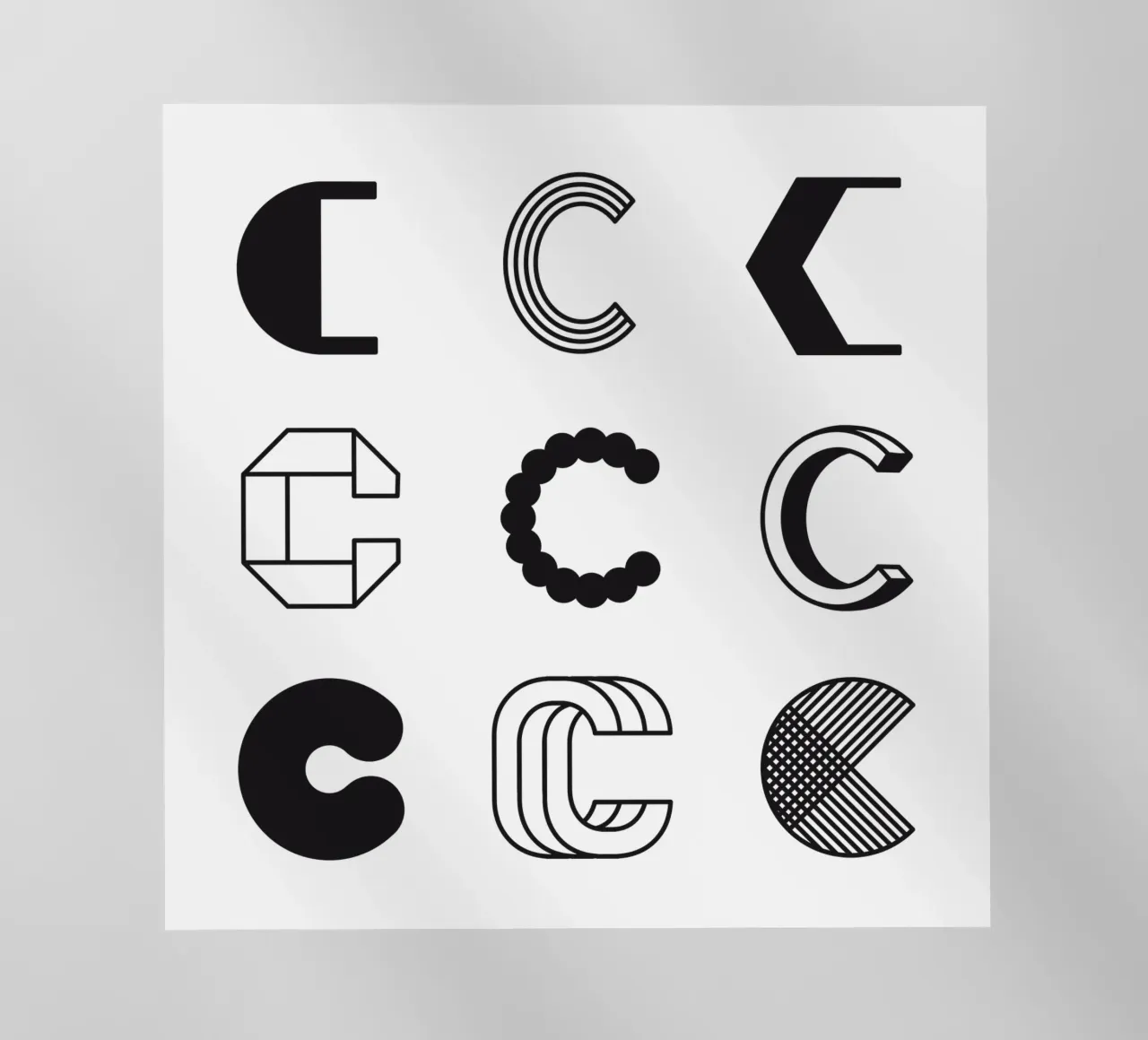 Letter C pellicola backlit da Lidia Blomgren