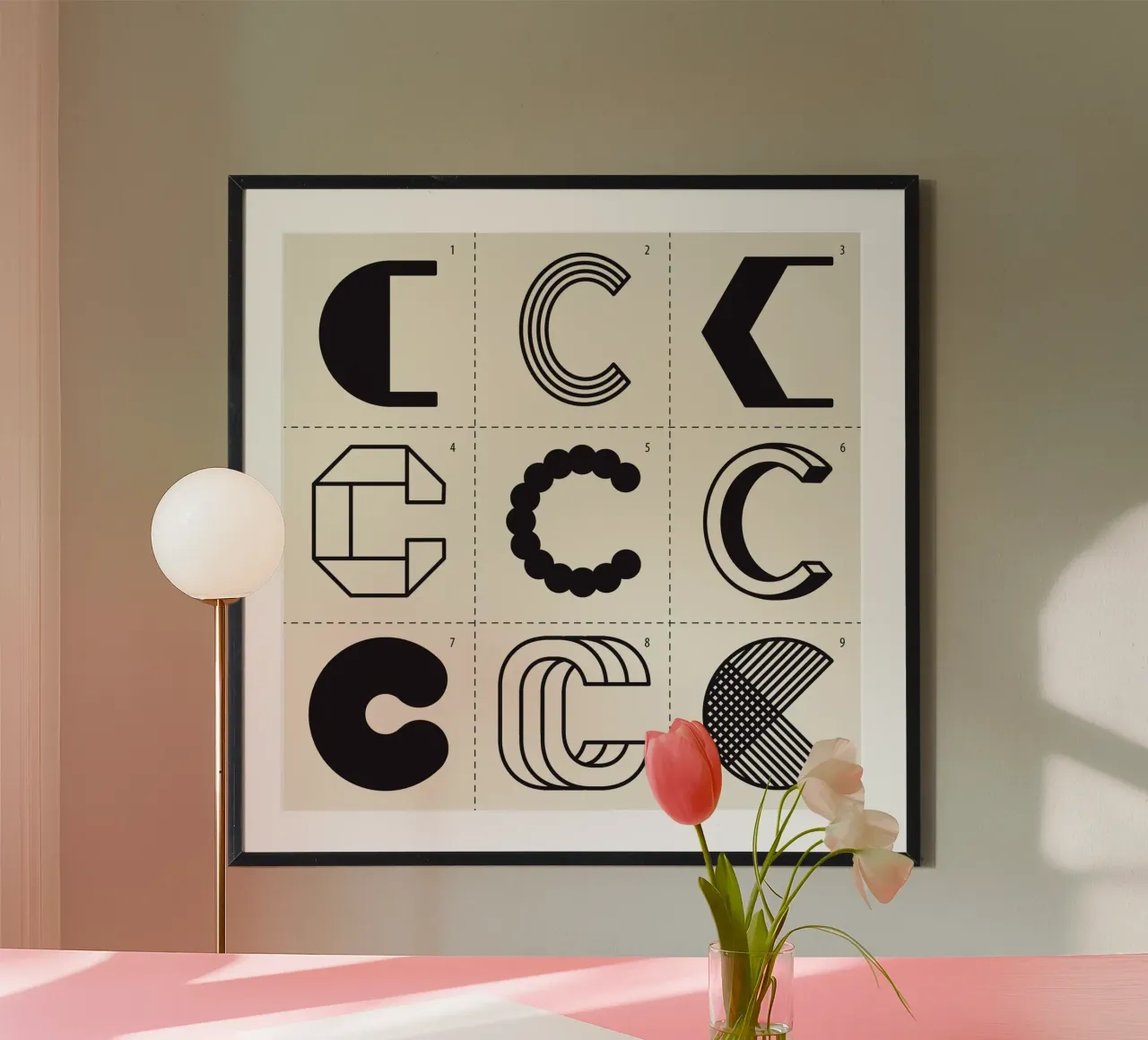 Letter C poster da Lidia Blomgren