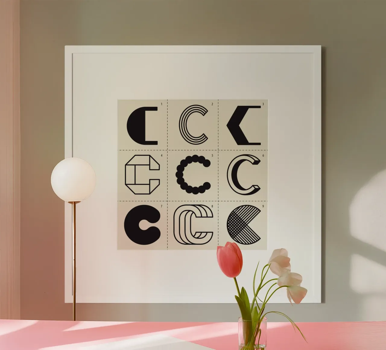 Letter C poster da Lidia Blomgren