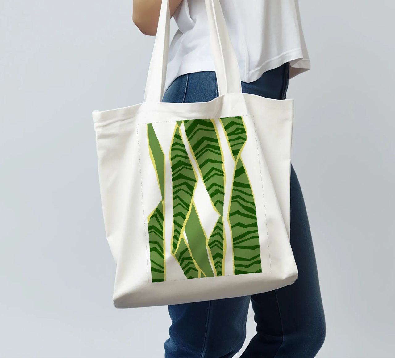Abstract geometric patterns borsa in juta da ramosashop