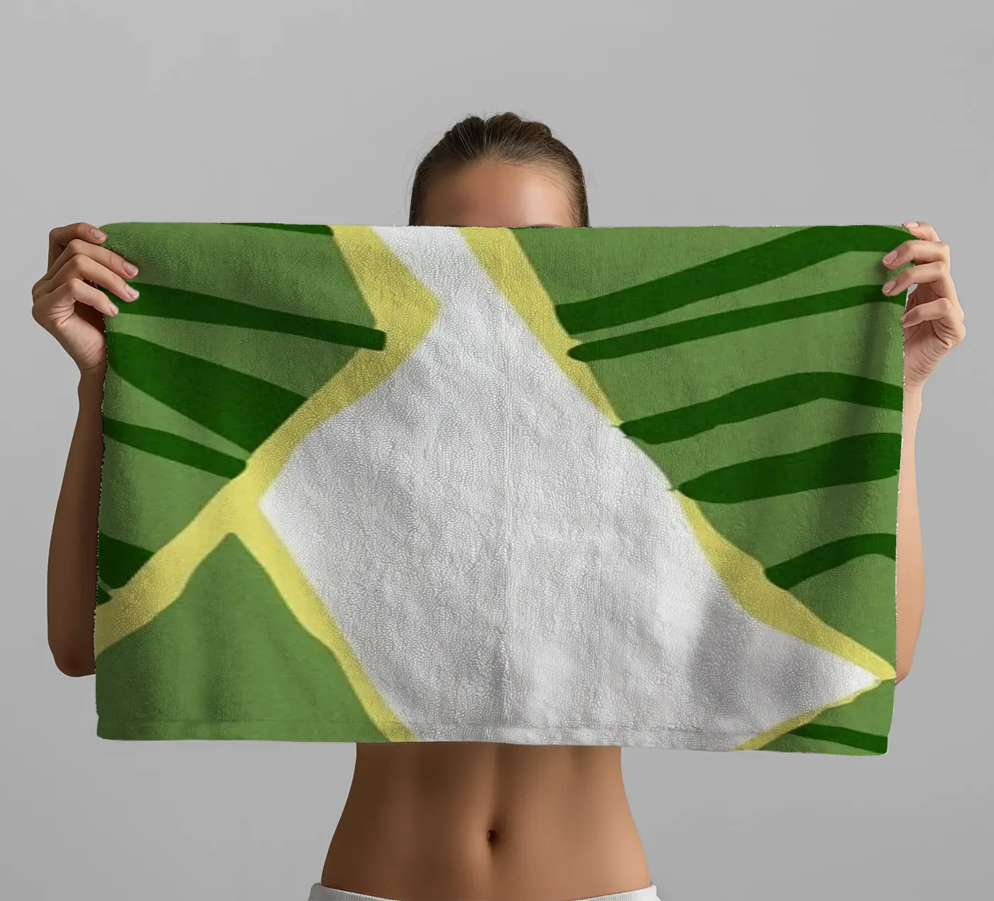 Abstract geometric patterns towel by ramosashop