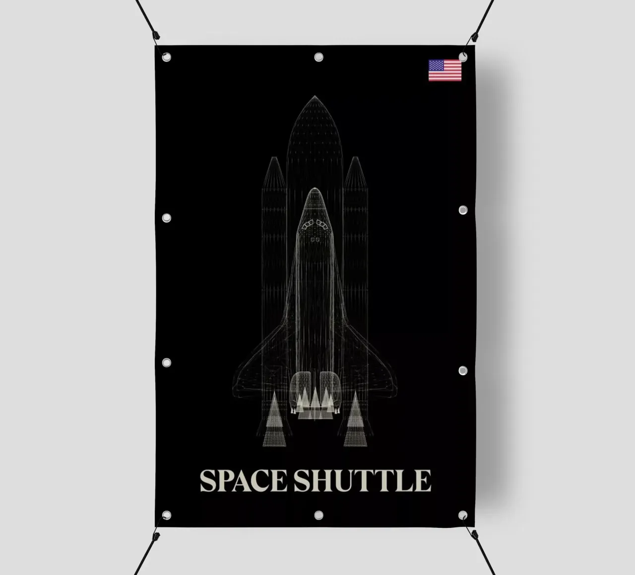 NASA Space Shuttle 3 telo in pvc da Marc Schulthess