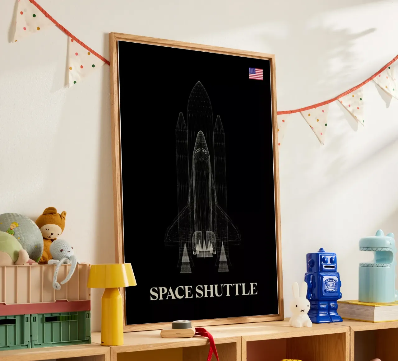 NASA Space Shuttle 3 Acryl-Glas von Marc Schulthess