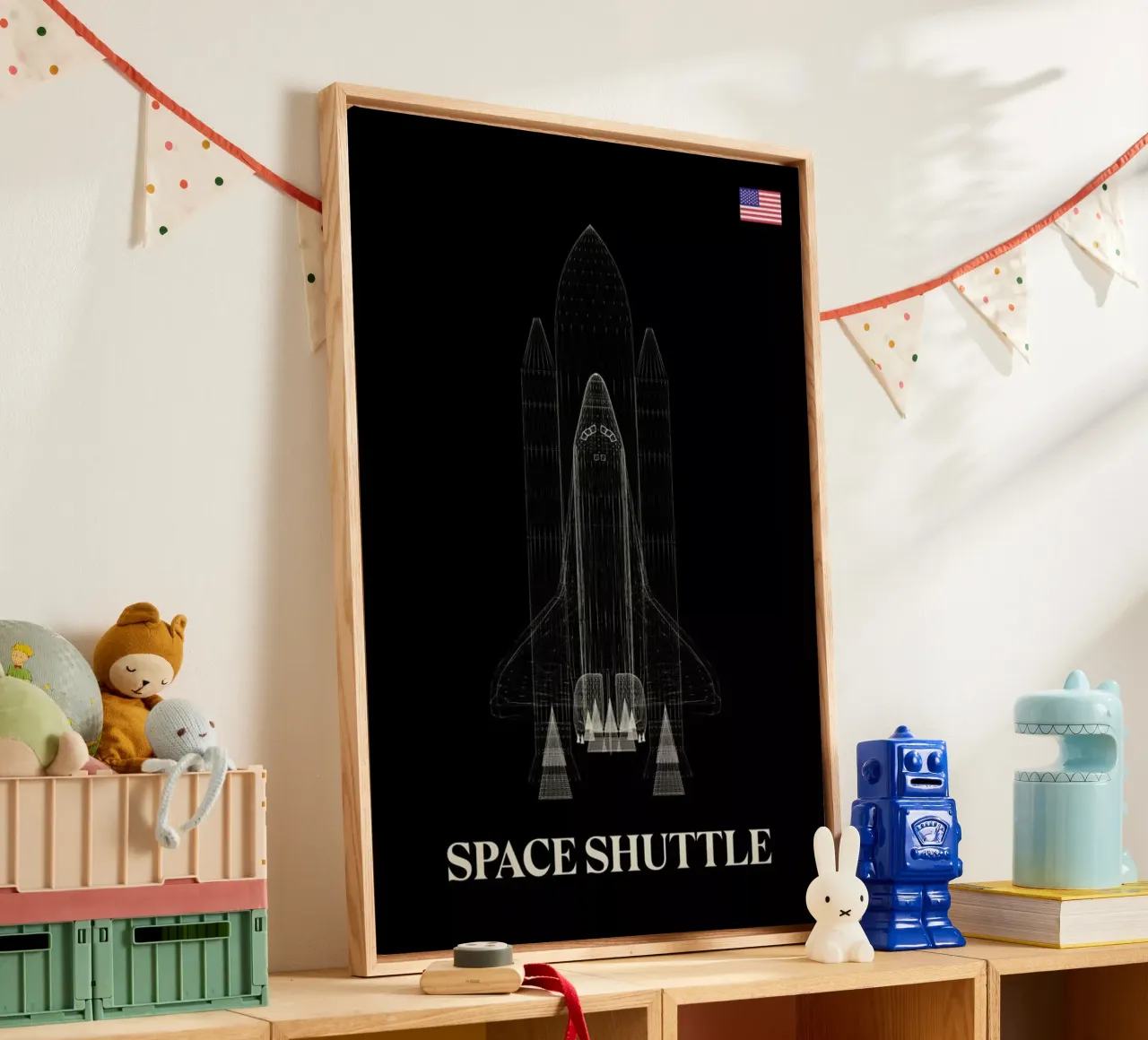 NASA Space Shuttle 3 canvas by Marc Schulthess