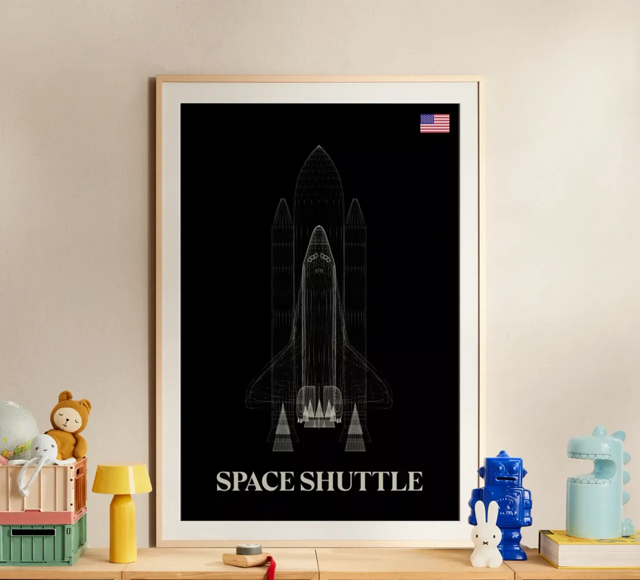 NASA Space Shuttle 3 carta hahnemühle da Marc Schulthess