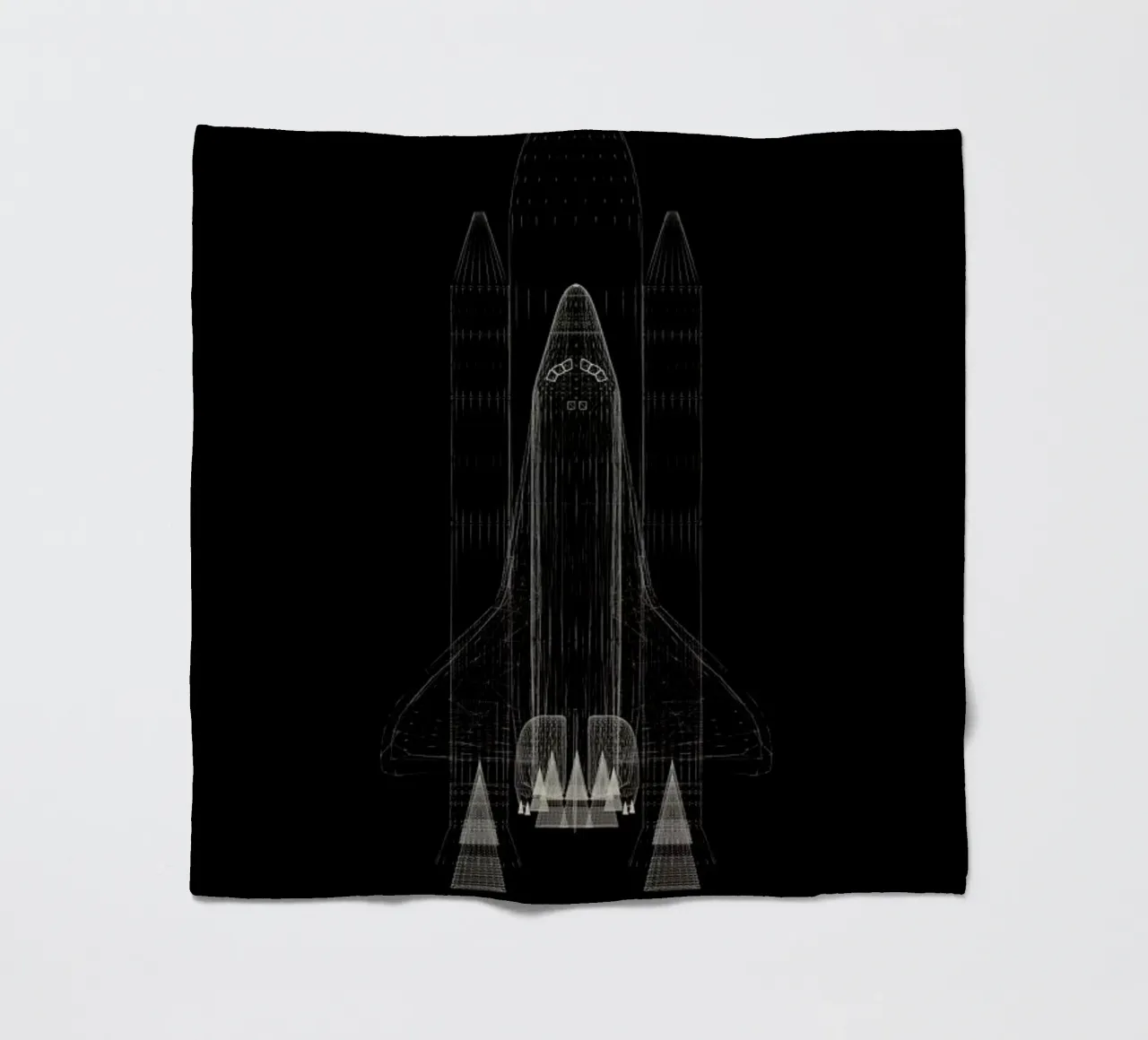 NASA Space Shuttle 3 coperta in pile da Marc Schulthess