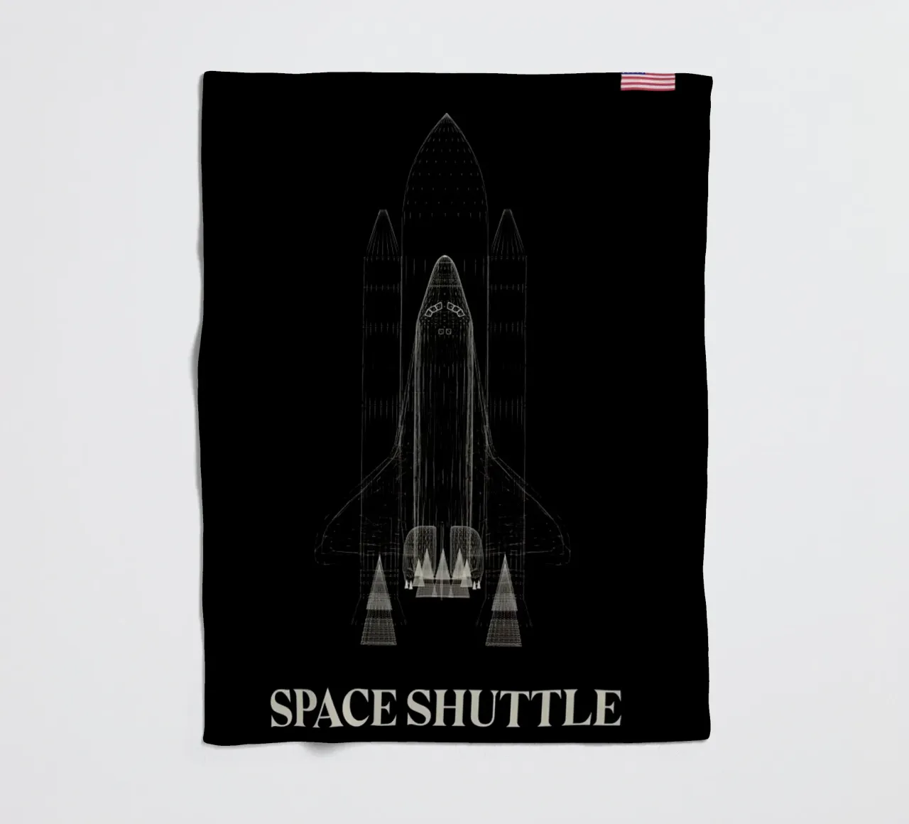 NASA Space Shuttle 3 coperta in pile da Marc Schulthess