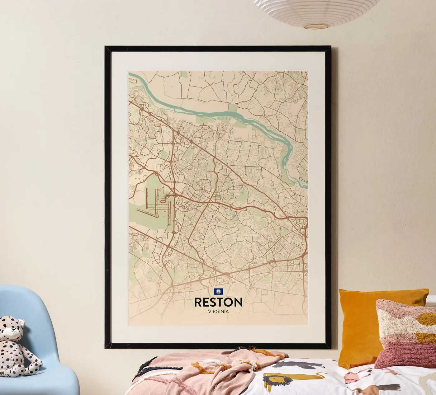 Reston VA poster da Jacob W MICKELSON