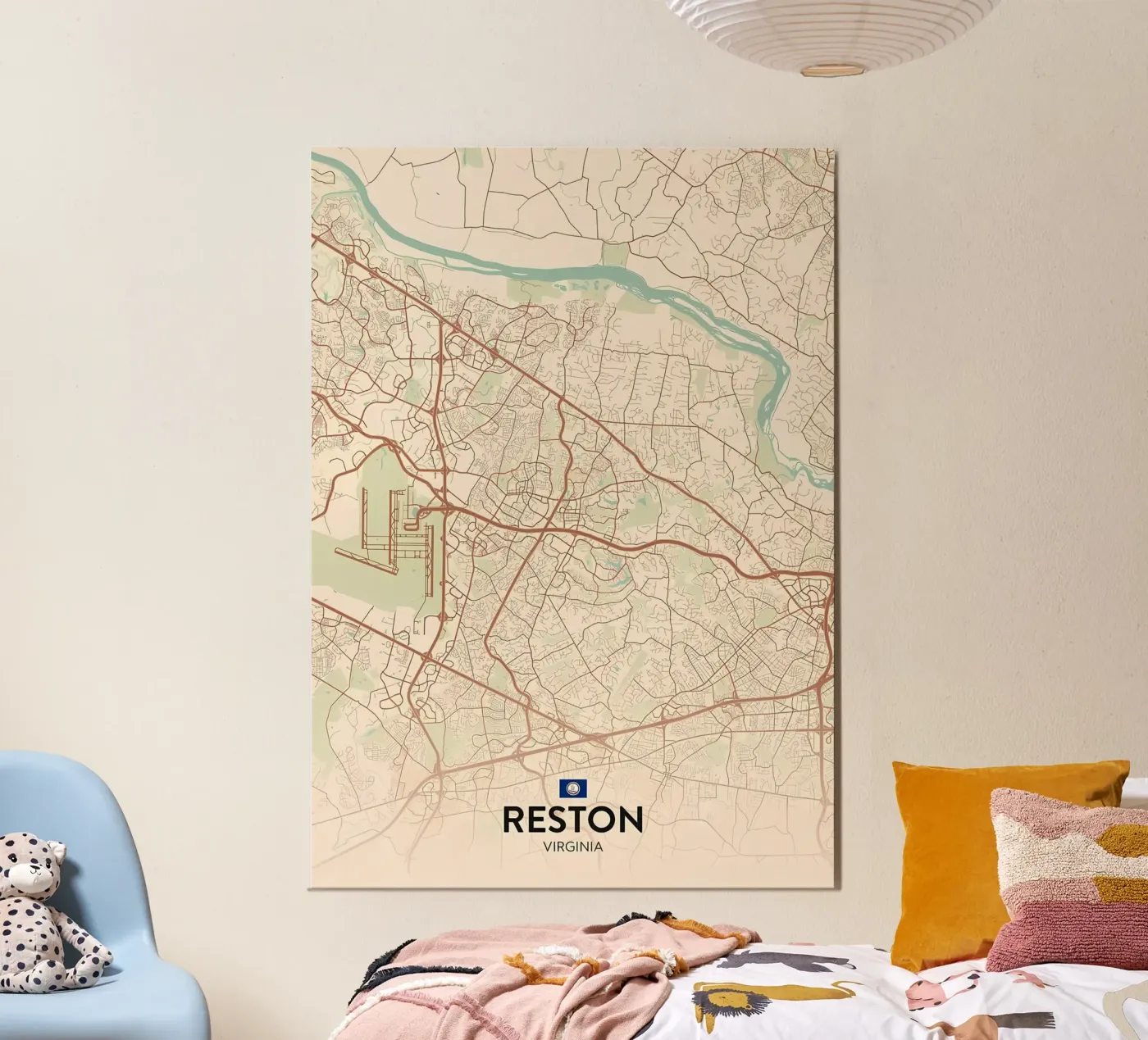 Reston VA poster da Jacob W MICKELSON