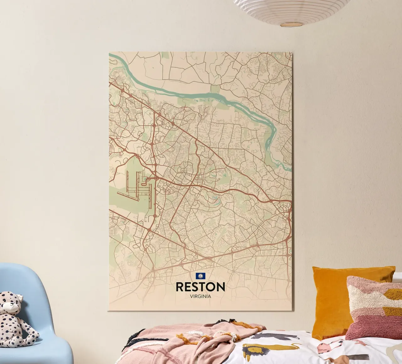 Reston VA poster da Jacob W MICKELSON