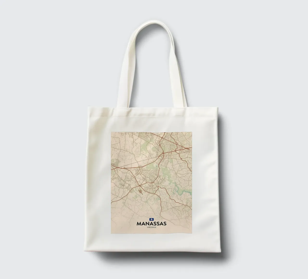 Manassas VA borsa in juta da Jacob W MICKELSON