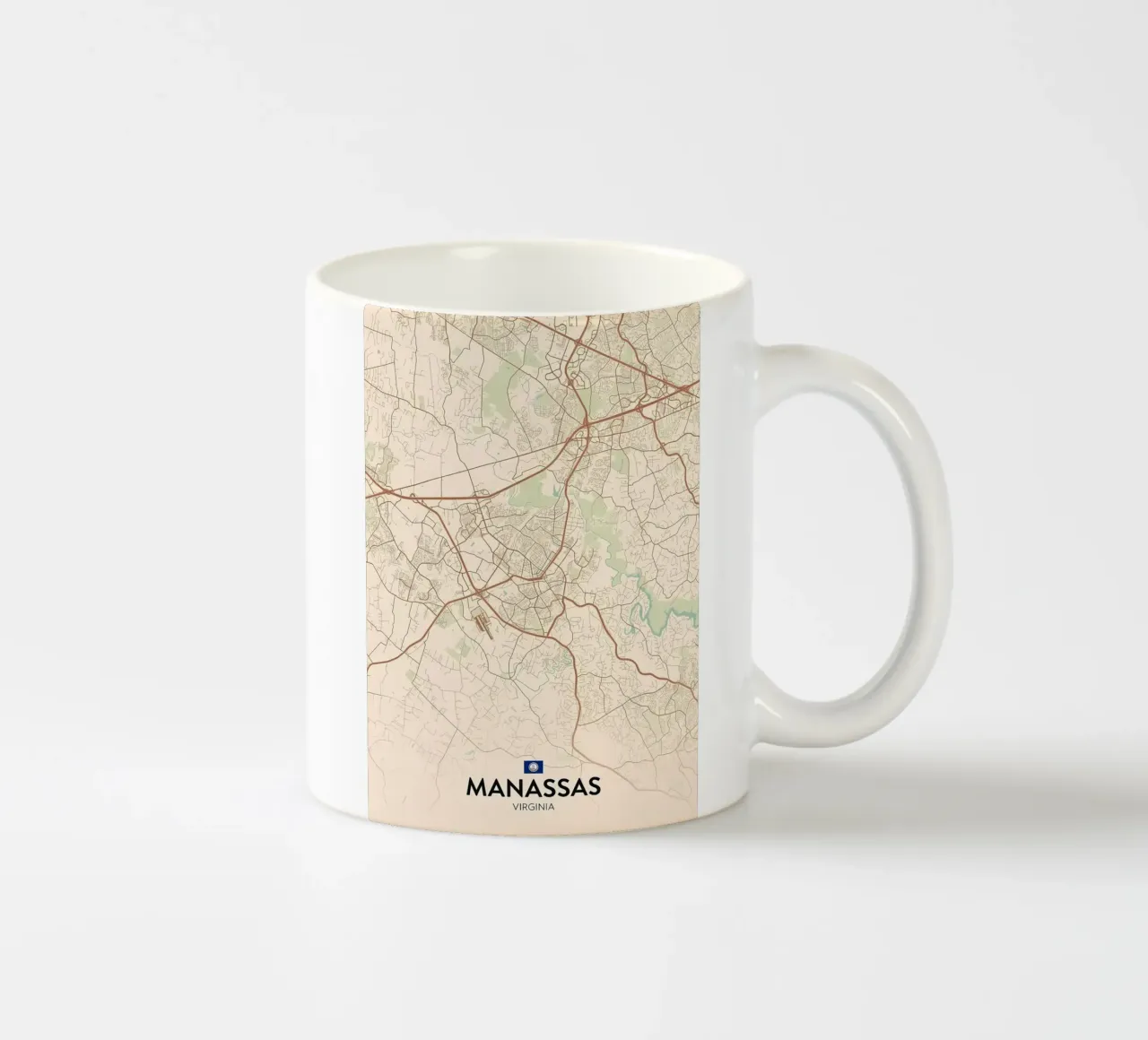 Manassas VA tazza in ceramica da Jacob W MICKELSON