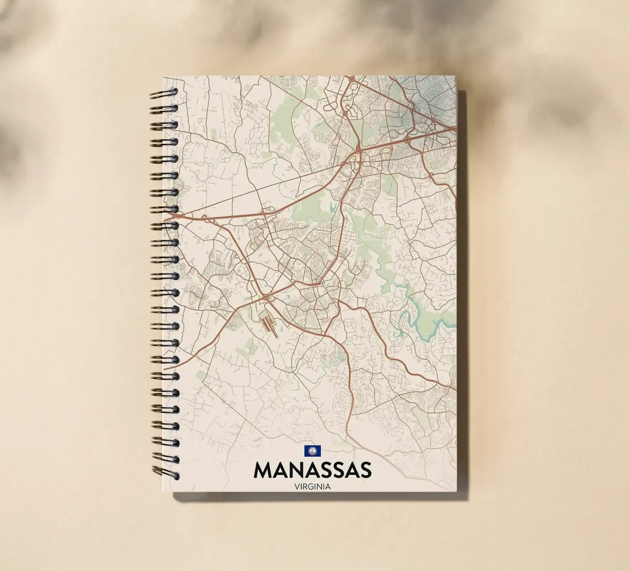 Manassas VA spiral notebook by Jacob W MICKELSON