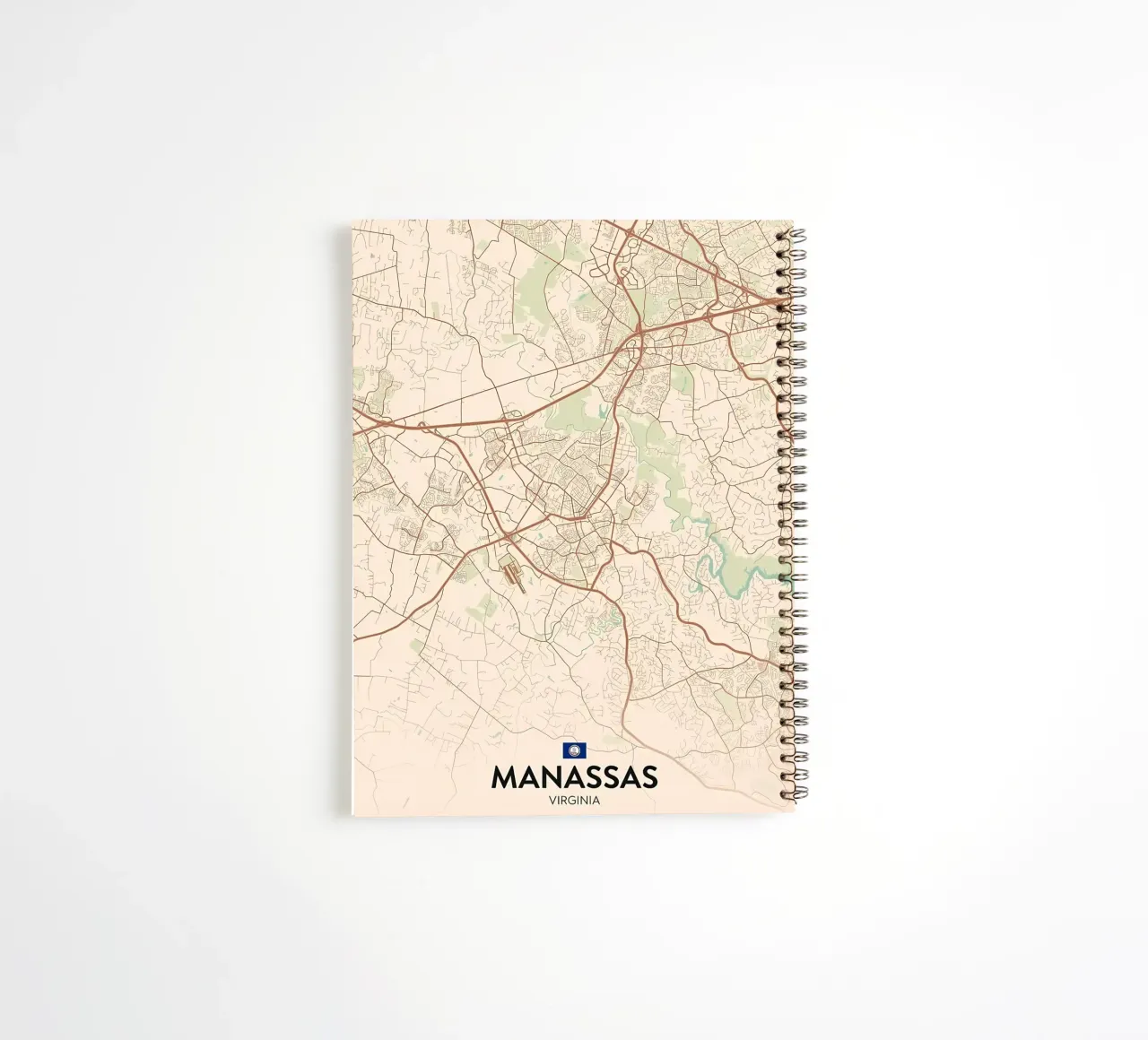 Manassas VA spiral notebook by Jacob W MICKELSON