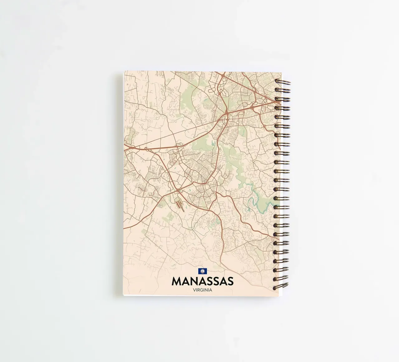Manassas VA spiral notebook by Jacob W MICKELSON