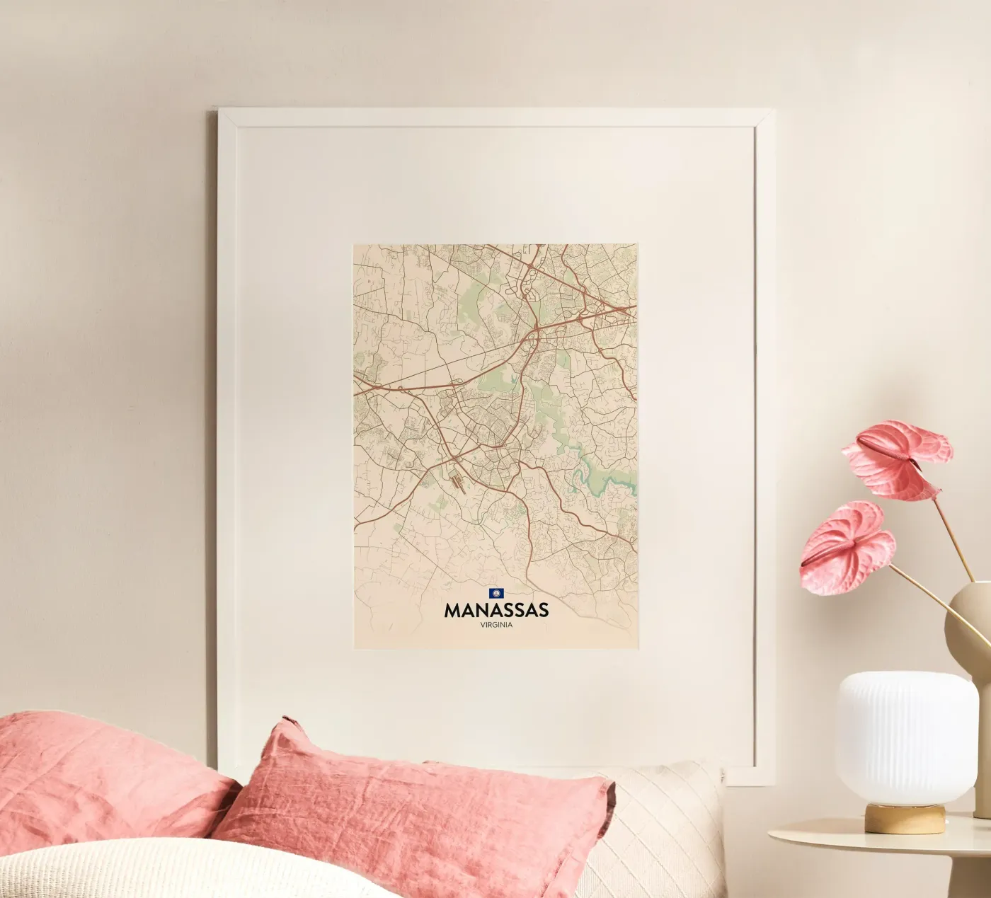 Manassas VA poster da Jacob W MICKELSON