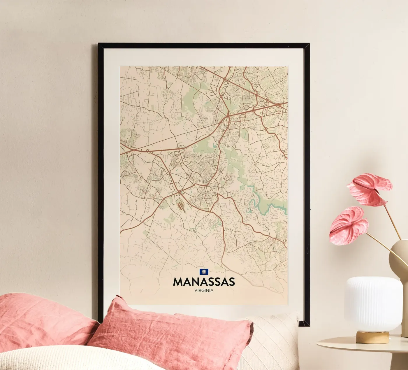 Manassas VA poster da Jacob W MICKELSON