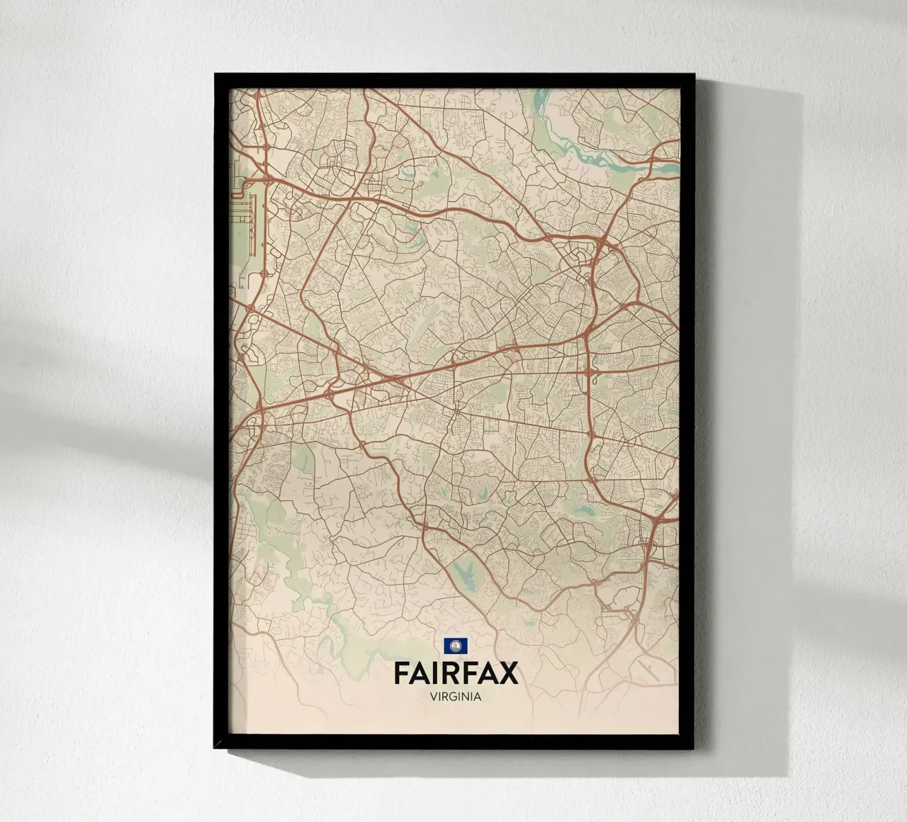 Fairfax VA carta hahnemühle da Jacob W MICKELSON