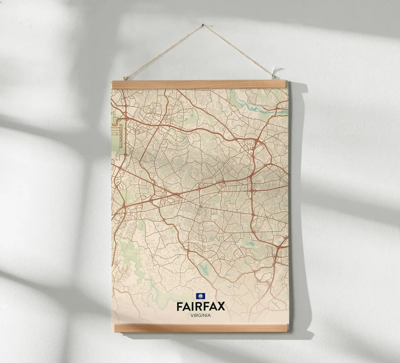 Fairfax VA carta hahnemühle da Jacob W MICKELSON