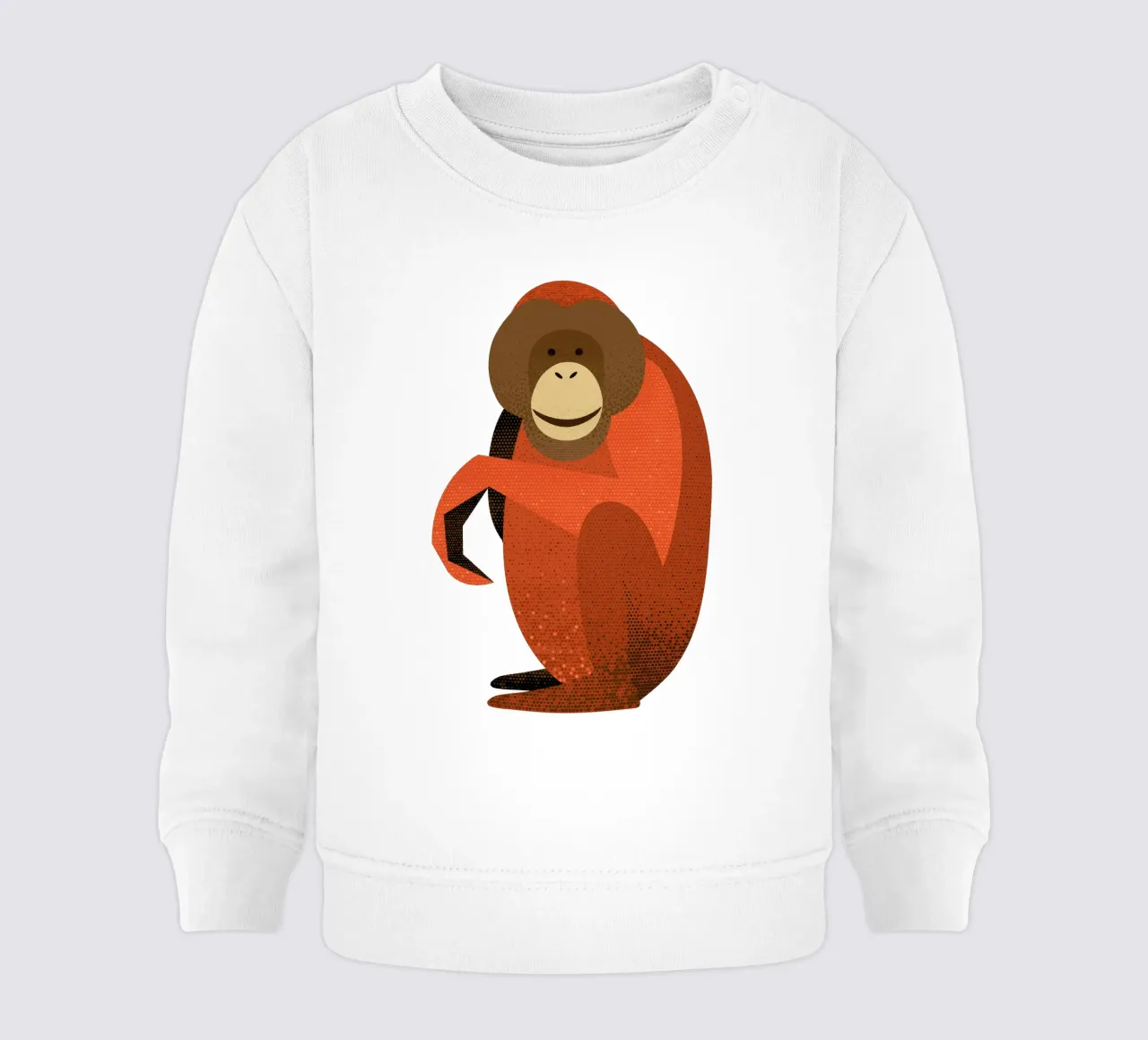 Orangutan capriccioso felpa neonato da The Printed Sparrow