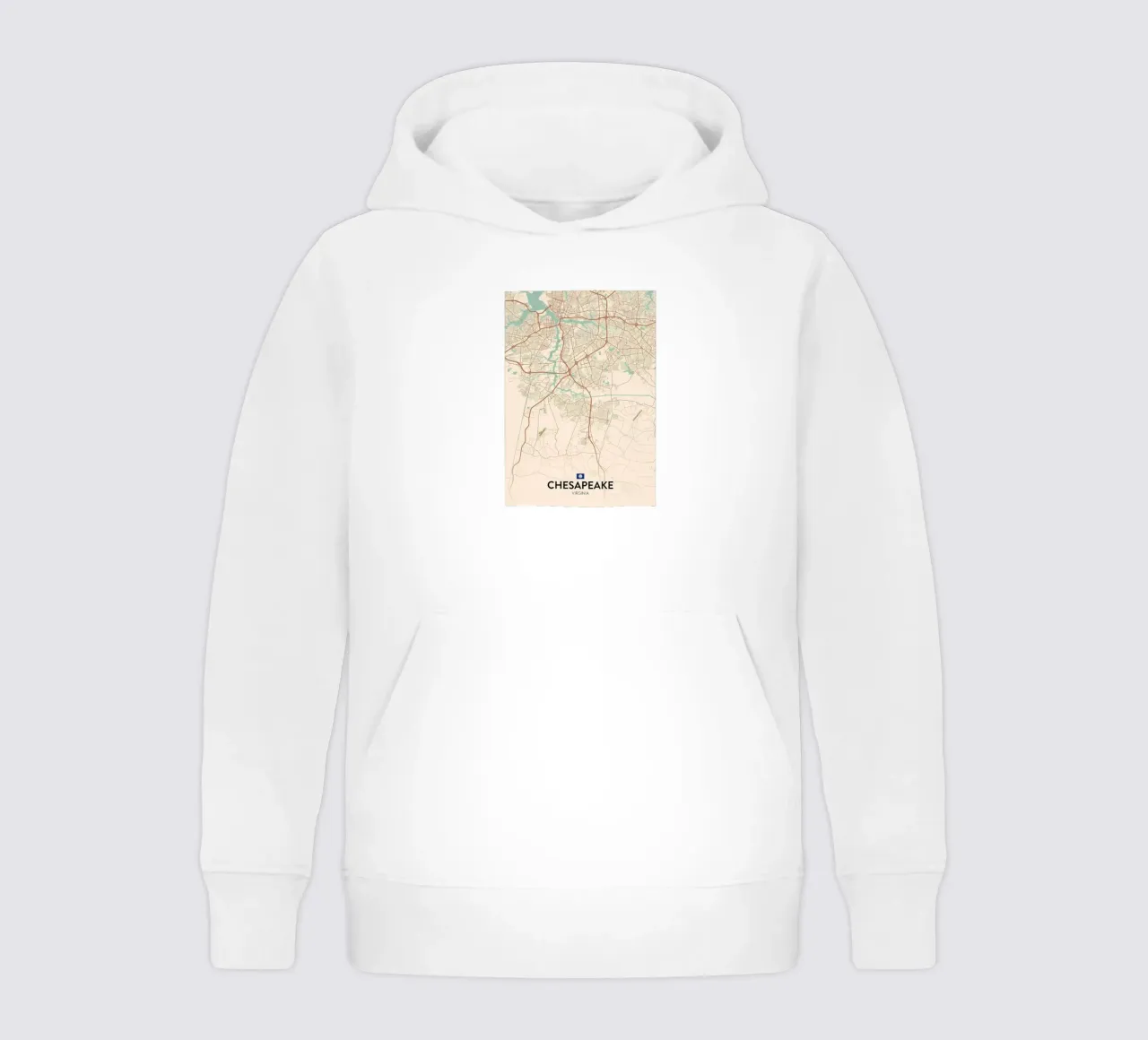 Chesapeake VA kids hoodie by Jacob W MICKELSON