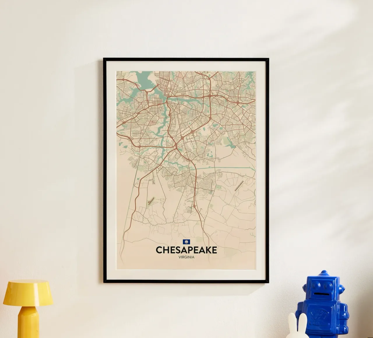 Chesapeake VA poster da Jacob W MICKELSON