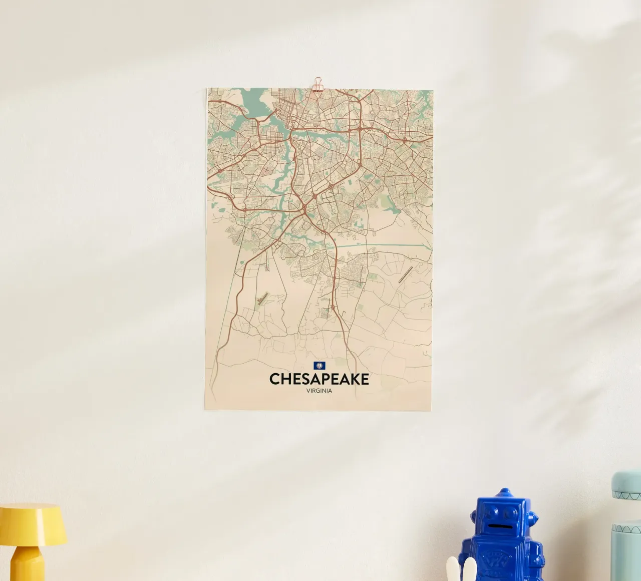 Chesapeake VA poster da Jacob W MICKELSON
