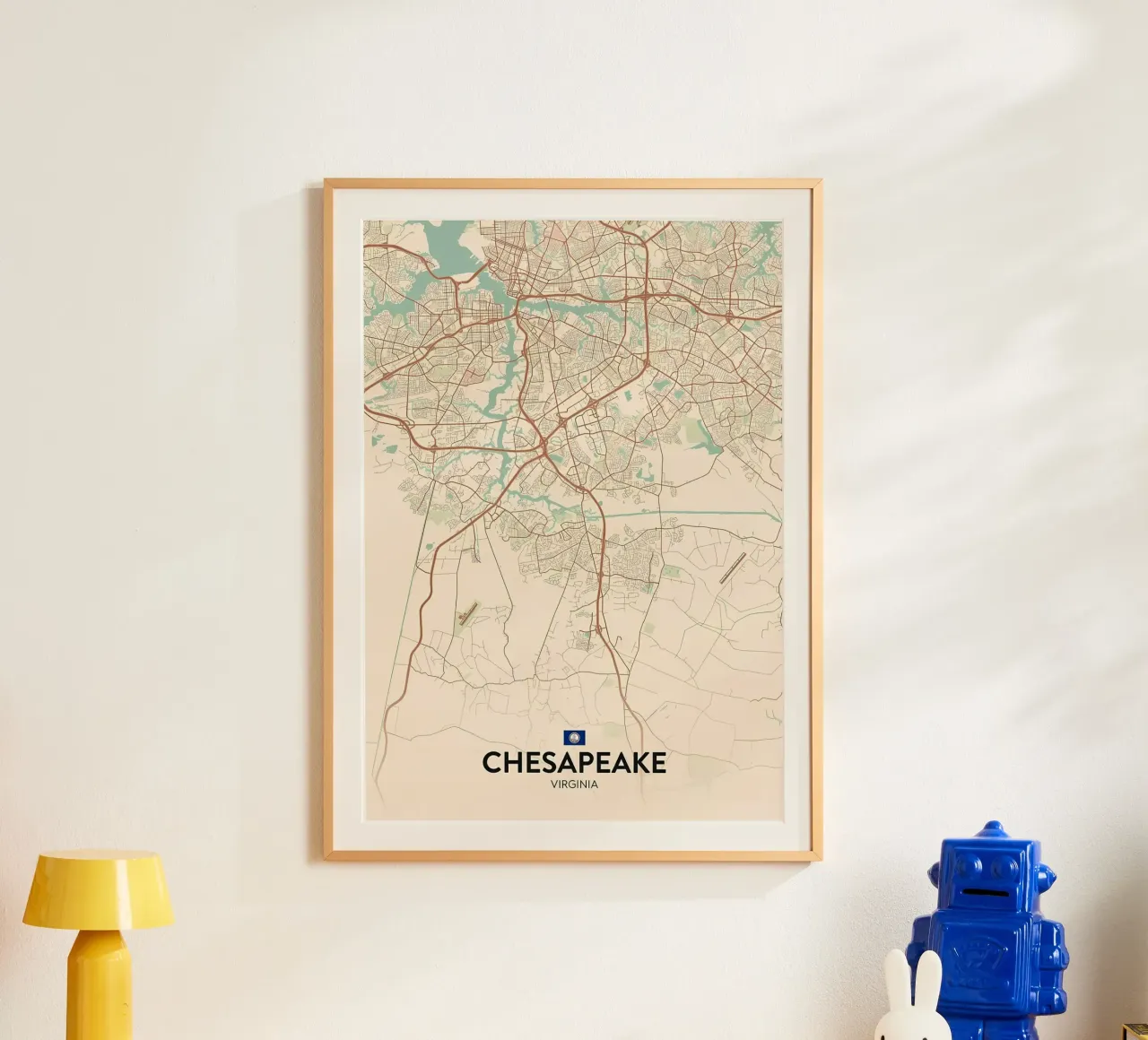 Chesapeake VA poster da Jacob W MICKELSON