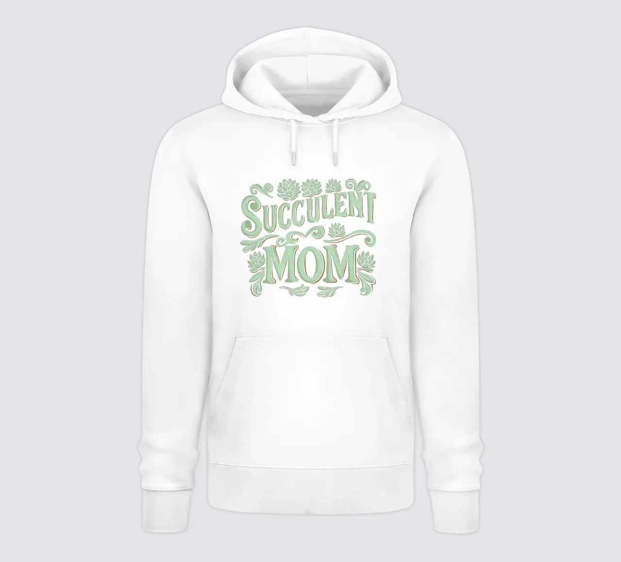 Mamma succulenta felpa con cappuccio da Loobs