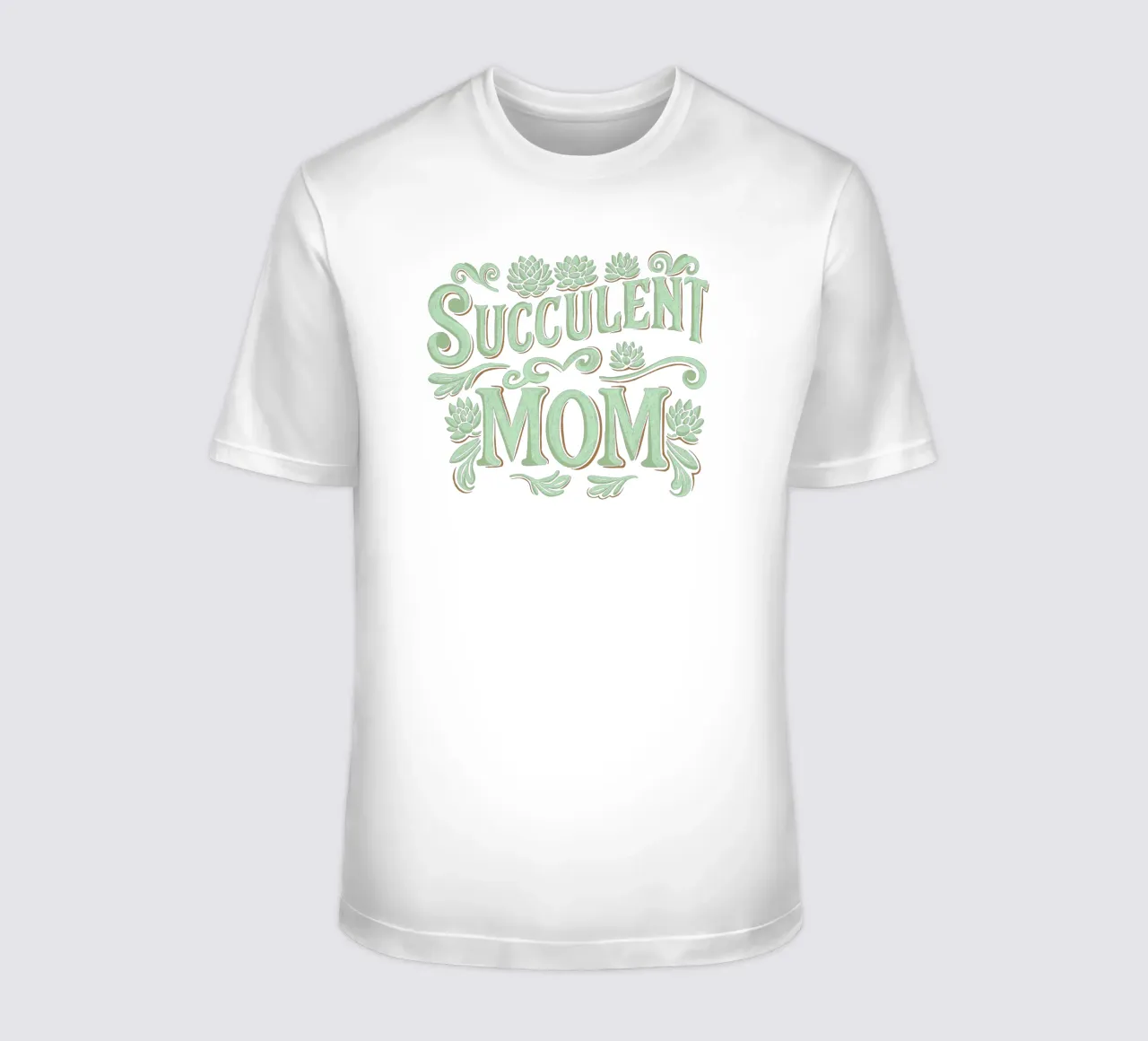 Succulent mom t-shirt by Loobs