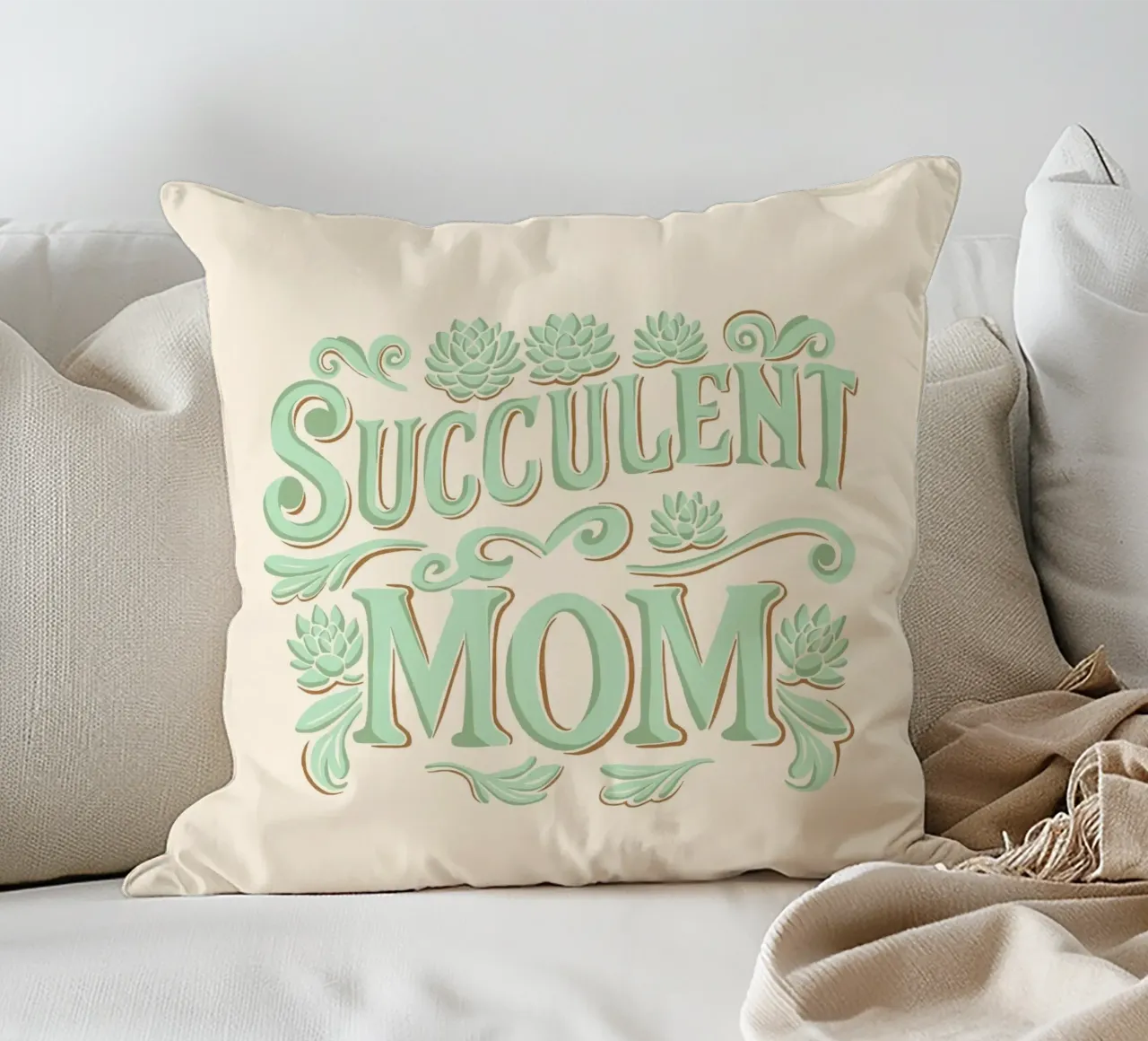 Mamma succulenta cuscino da Loobs