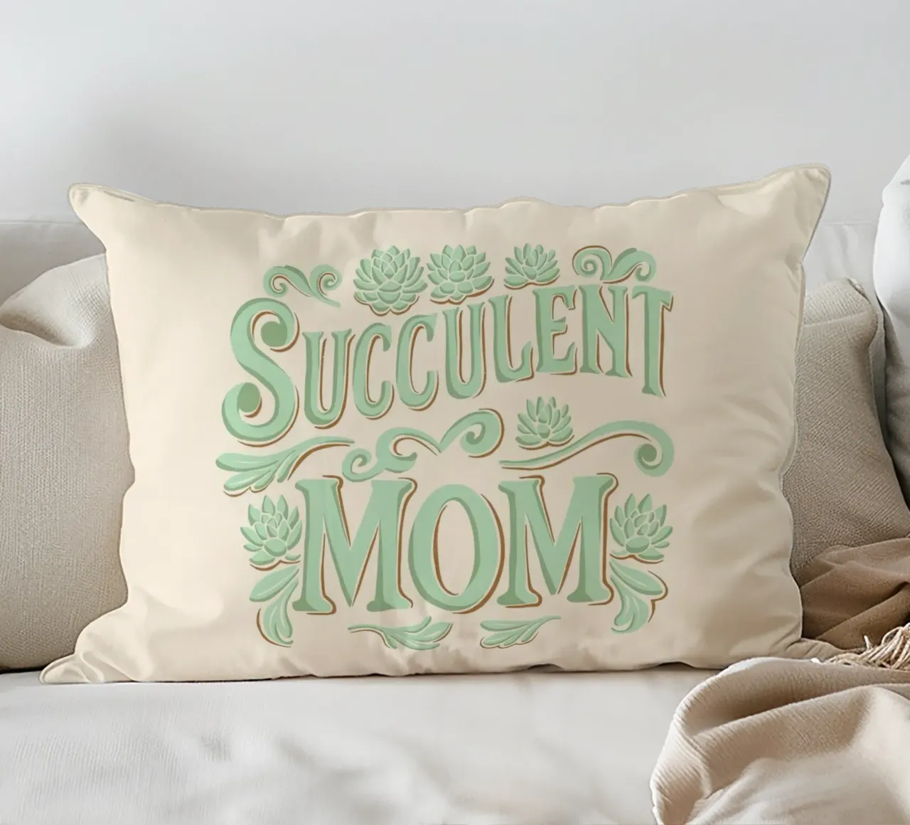 Mamma succulenta cuscino da Loobs