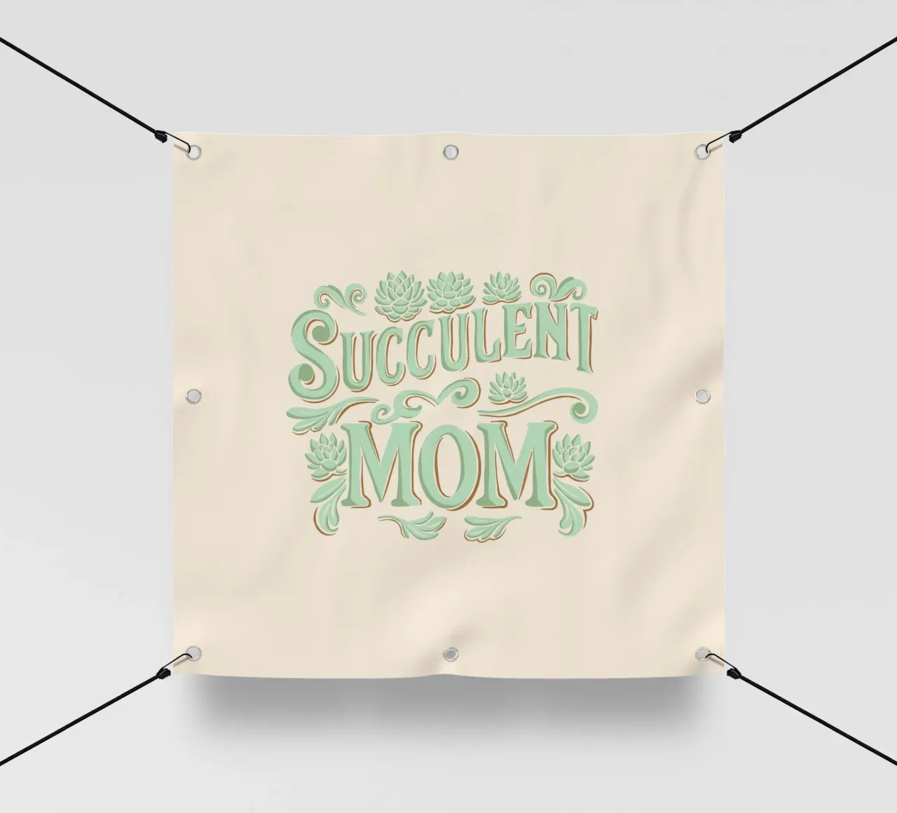 Mamma succulenta telo in pvc da Loobs