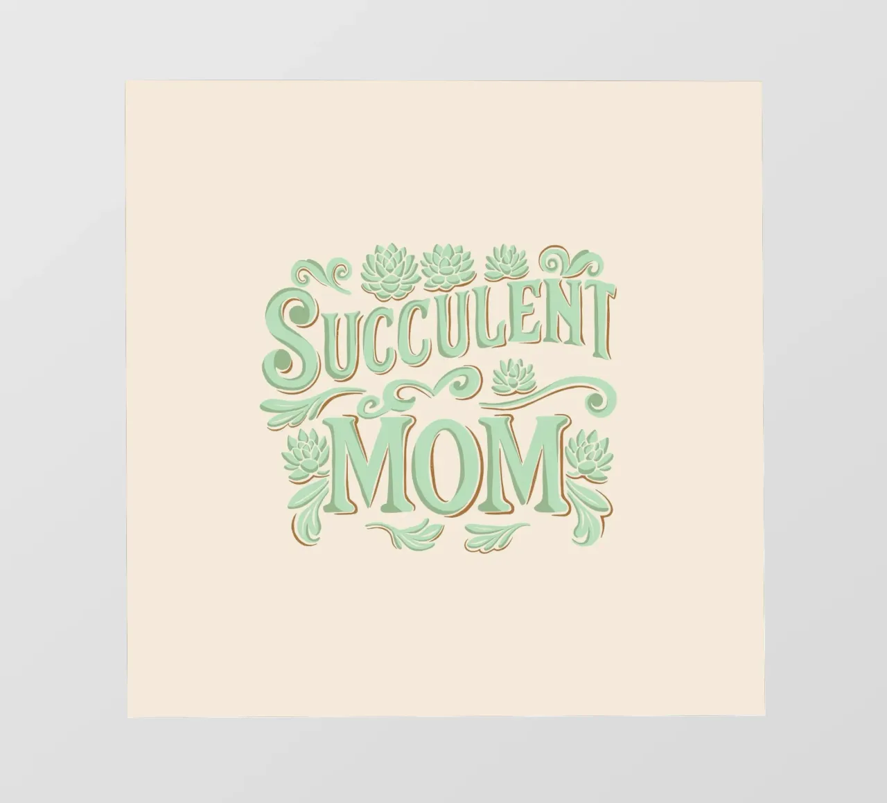 Mamma succulenta telo in pvc da Loobs