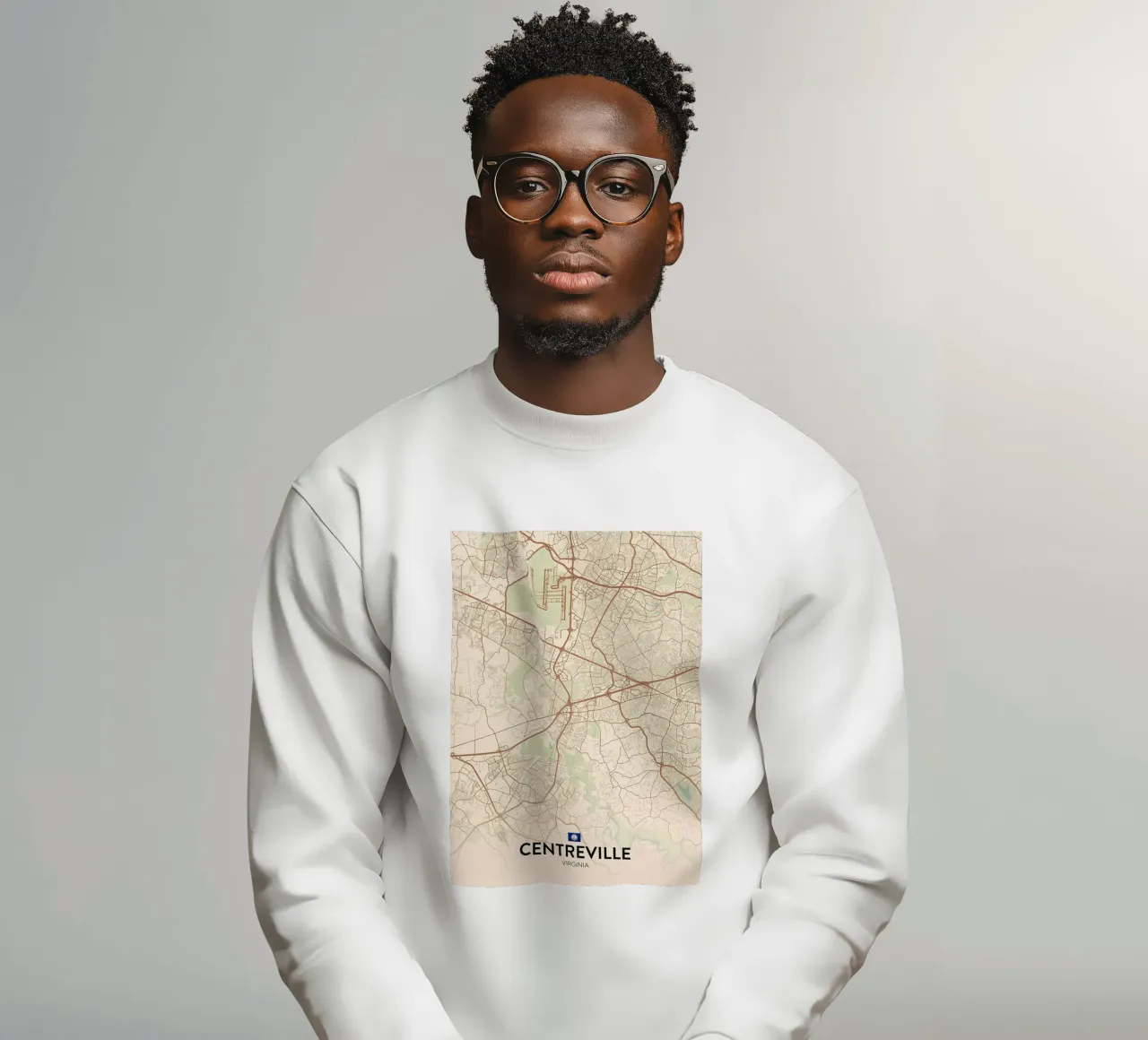 Centro città di VA felpa da Jacob W MICKELSON