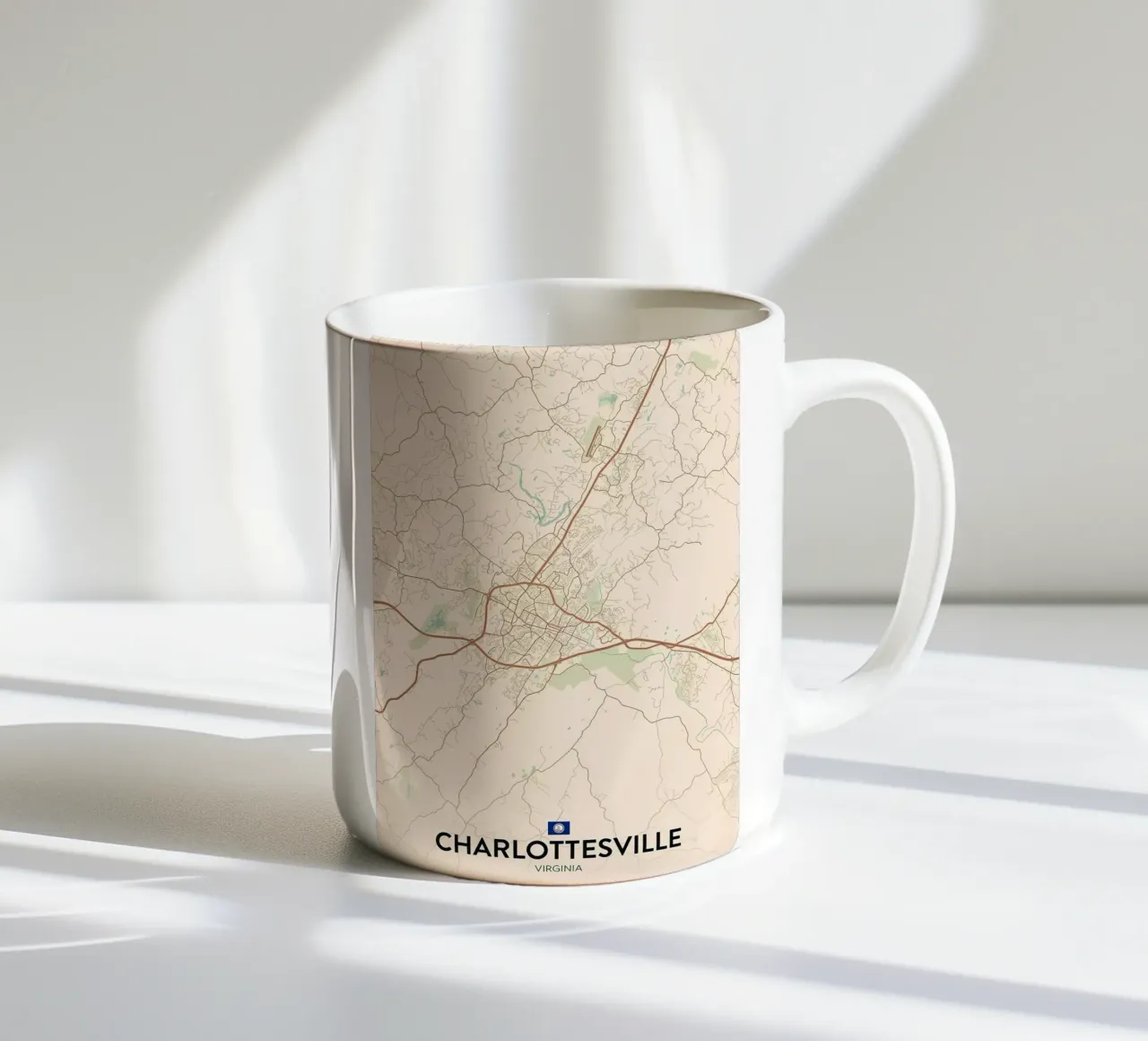 Charlottesville VA tazza in ceramica da Jacob W MICKELSON