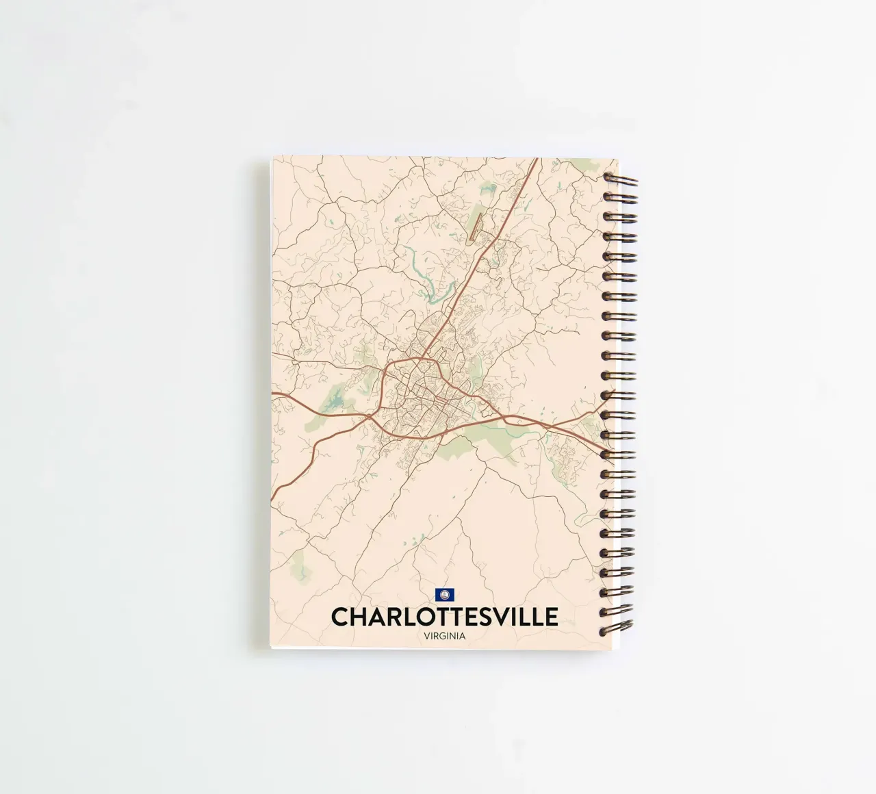 Charlottesville VA spiral notebook by Jacob W MICKELSON