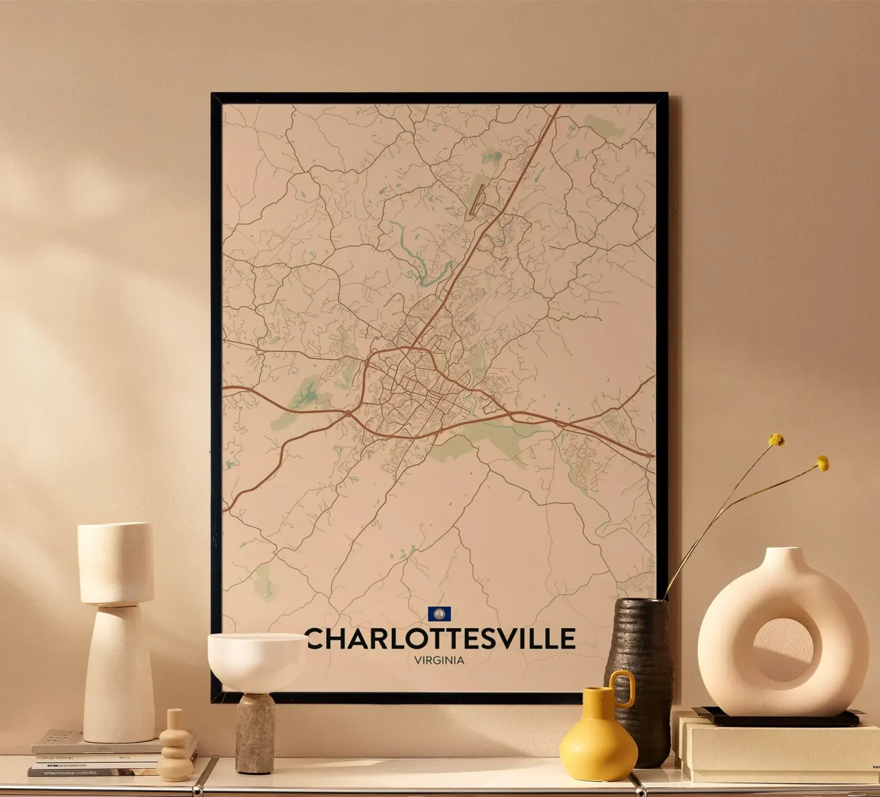 Charlottesville VA carta hahnemühle da Jacob W MICKELSON