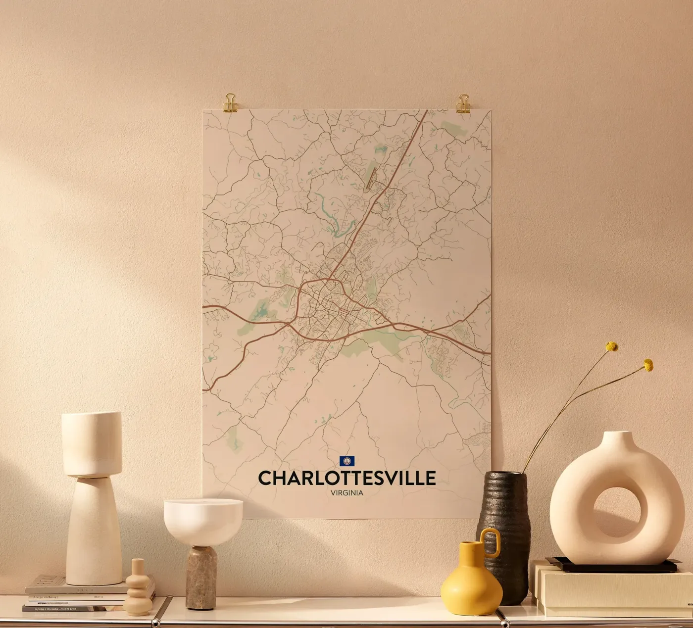 Charlottesville VA poster da Jacob W MICKELSON