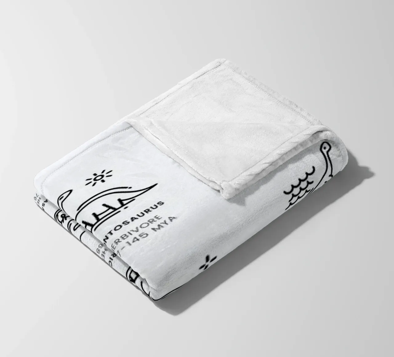 Dinosaurs chart Fleecedecke von daylight design studio