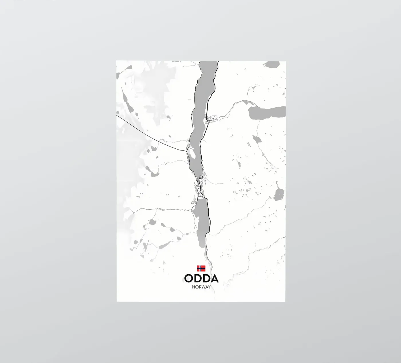 Odda NEE sticker van Jacob W MICKELSON